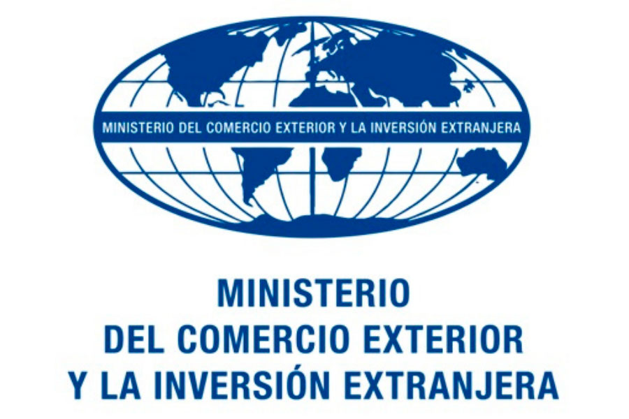 Logo del Ministerio del Comercio Exterior y la Inversión Extranjera.