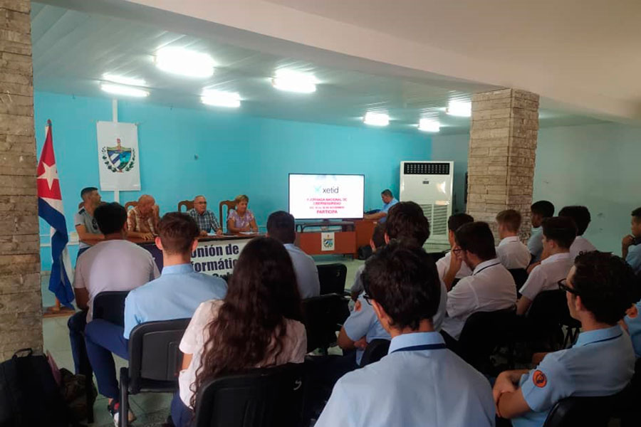 Participantes en el evento de la Unión de Informáticos de Cuba en Villa Clara, en la II Jornada Nacional de Ciberseguridad.