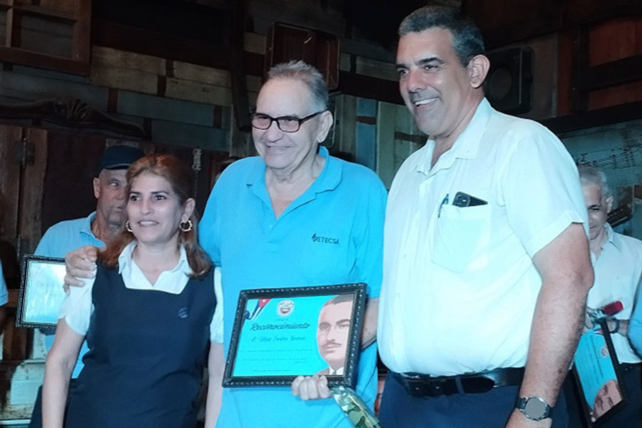 Ulises Cordero, trabajador cincuentenario.