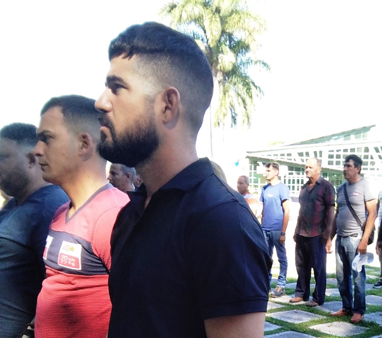 Dayán Rodrí­guez, de Cifuentes, integrante de la brigada de Plomac de Villa Clara.