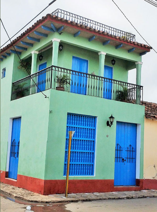 Casa reconstruida en Remedios.