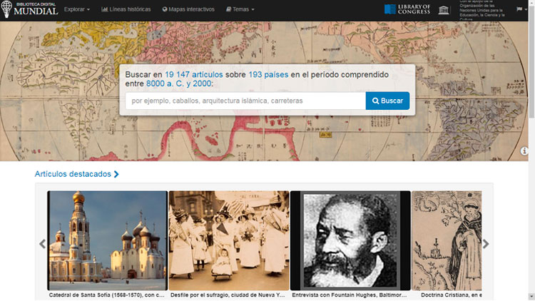 Biblioteca Digital Mundial de la Unesco.