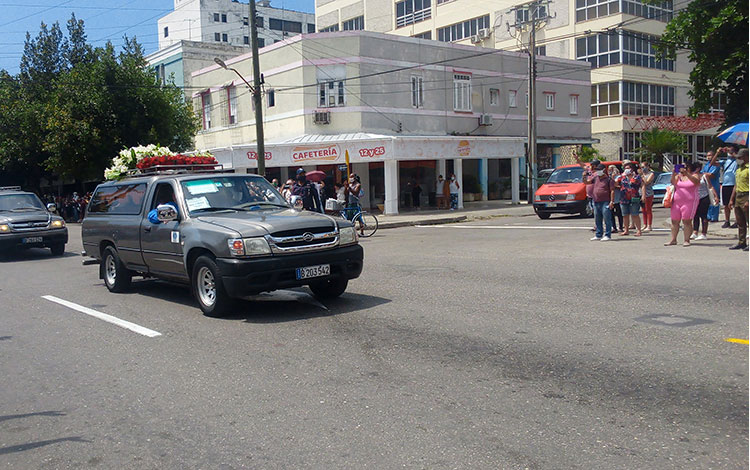 Cortejo fúnebre de Rosita Fornés.