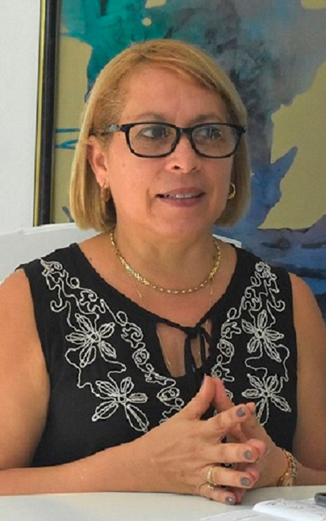 Niurka Marí­a Fonseca Delgado, directora de la filial de FCBC en Villa Clara