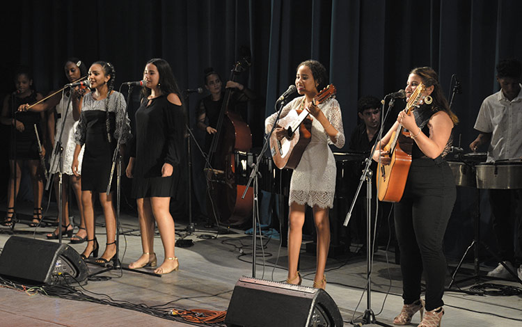 Ensemble Caturla, del Centro Provincial de Enseñanza Artí­stica de Villa Clara.