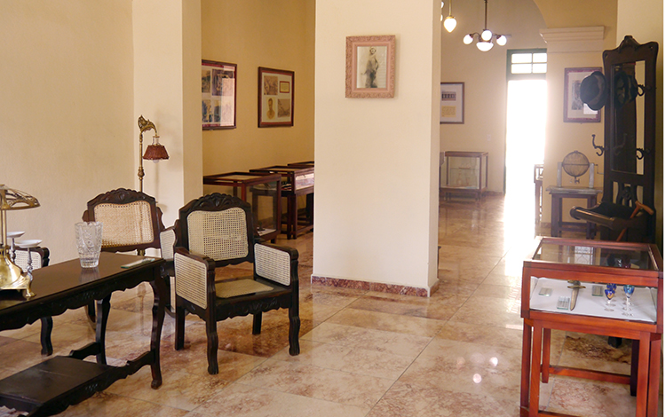 Sala del Museo Municipal de Manicaragua, en Villa Clara, Cuba.