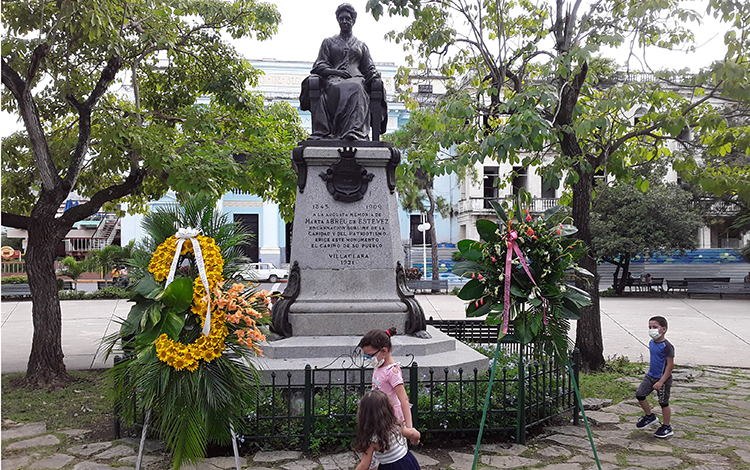 Homenaje a Marta Abreu, en Santa Clara.