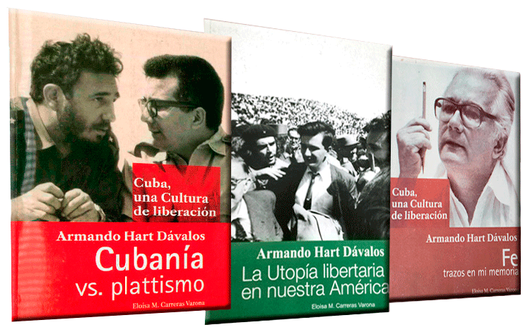 Libros de Armando Hart presentados en el  IPVCE Ernesto Che Guevara, de Villa Clara.