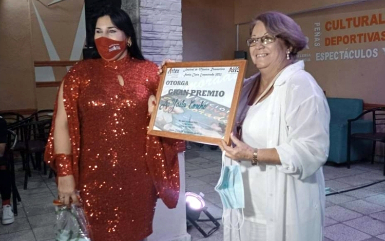 Yaila Corcho, ganadora del Gran Premio en el Festival Santa Clara Enamorada.