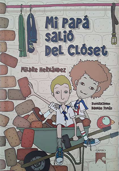 Libro Mi papá salió del closet, de Mildre Hernández.