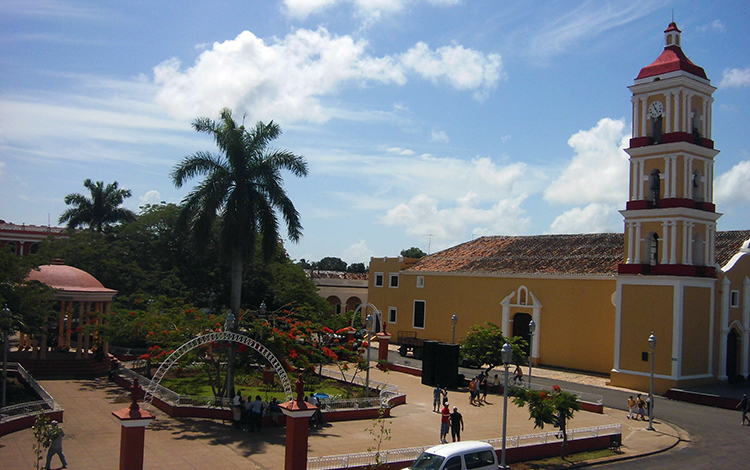 Parque de Remedios, en Villa Clara.