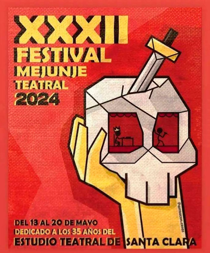 Cartel del Festival Mejunje Teatral.