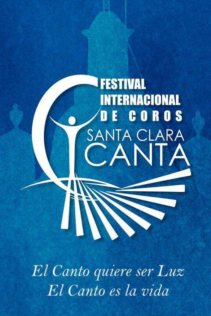 Cartel del Festival Internaional de Coros de Santa Clara.