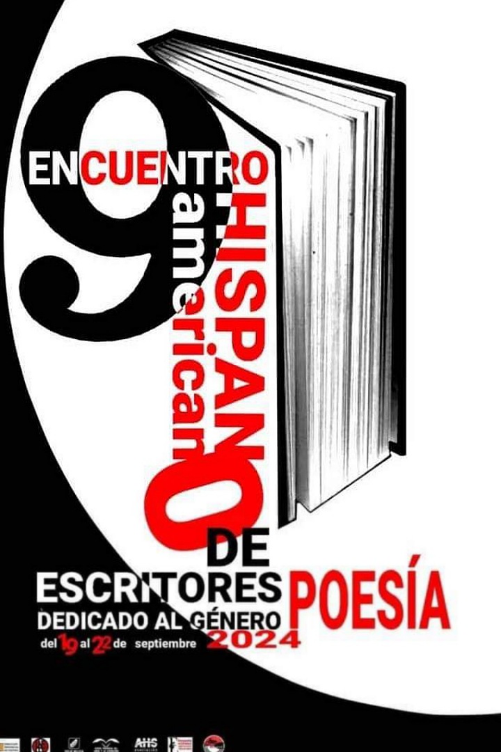 Cartel del IX Encuentro Hispanoamericano de Escritores.