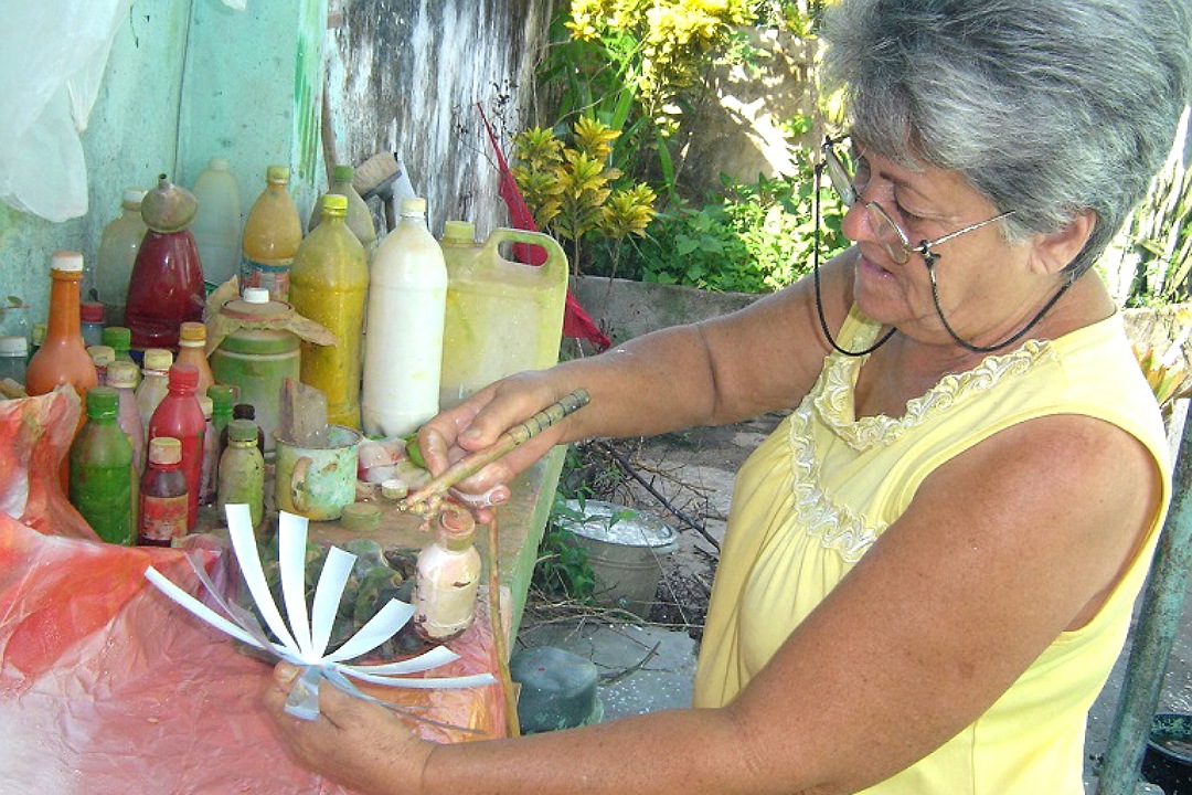 María López, artesana camajuanense.