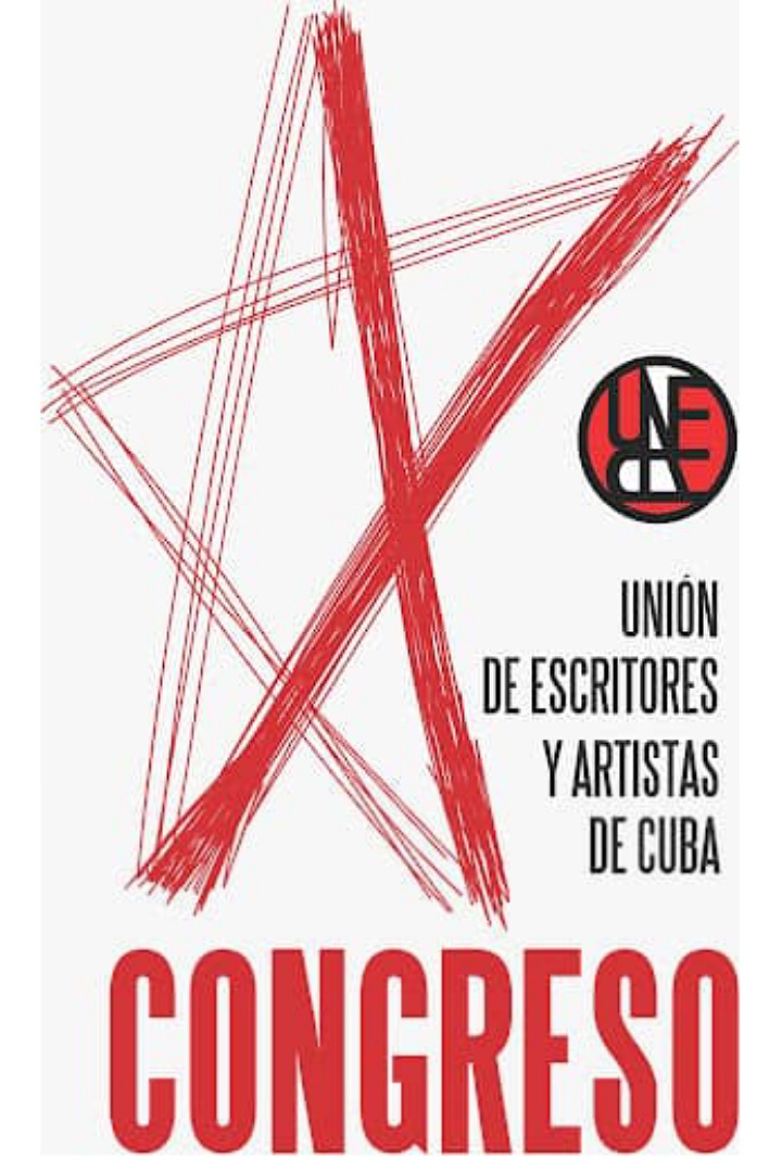 Cartel del X Congreso de la Uneac.