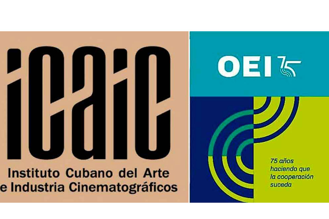 Logos del ICAIC y OEI