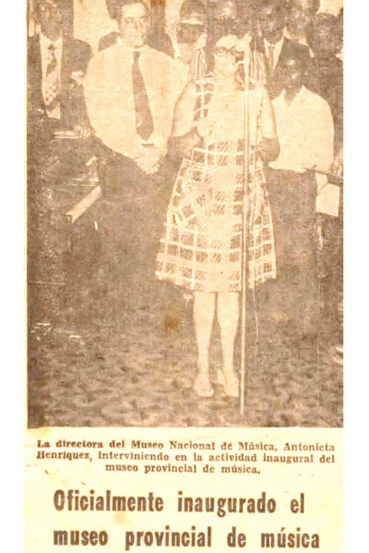 Información sobre la inauguración del Museo de la Música Alejandro García Caturla.
