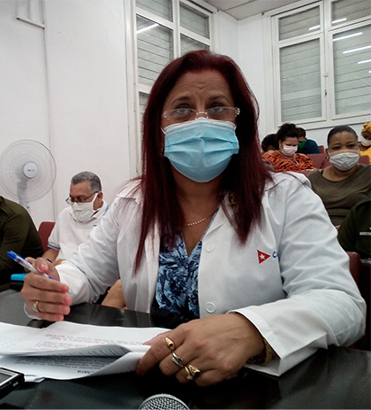 Gretza Sánchez, directora de Salud Pública en Villa Clara. Gretza Sánchez, directora de Salud Pública en Villa Clara.