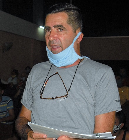 Raúl Rivas, representante de Azcuba. Raúl Rivas, representante de Azcuba.
