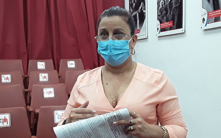 Gretza Sánchez, directora de Salud Pública en Villa Clara. Gretza Sánchez, directora de Salud Pública en Villa Clara.