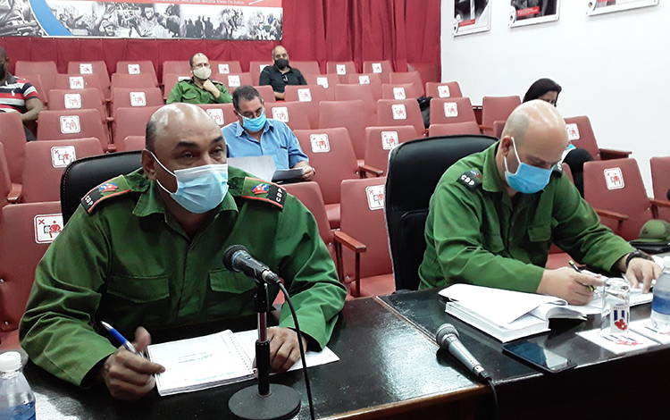 Alberto López Dí­az, vicepresidente del Consejo de Defensa Provincial de Villa Clara.