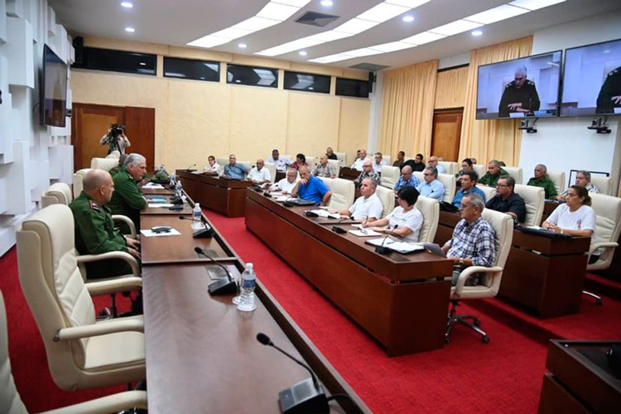 Reunión del Consejo de Defensa Nacional, tarde del viernes 8 de noviembre de 2024.