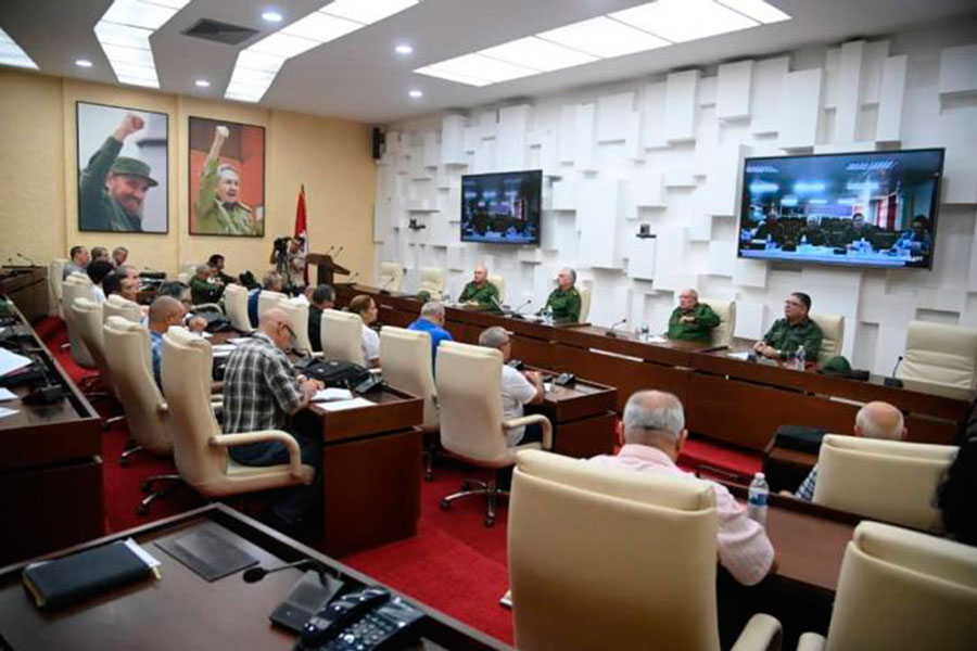 Reunión del Consejo de Defensa Nacional.