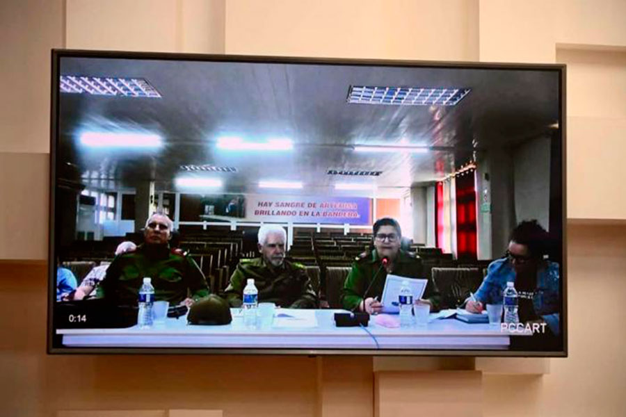 Videoconferencia con la provincia de Artemisa.