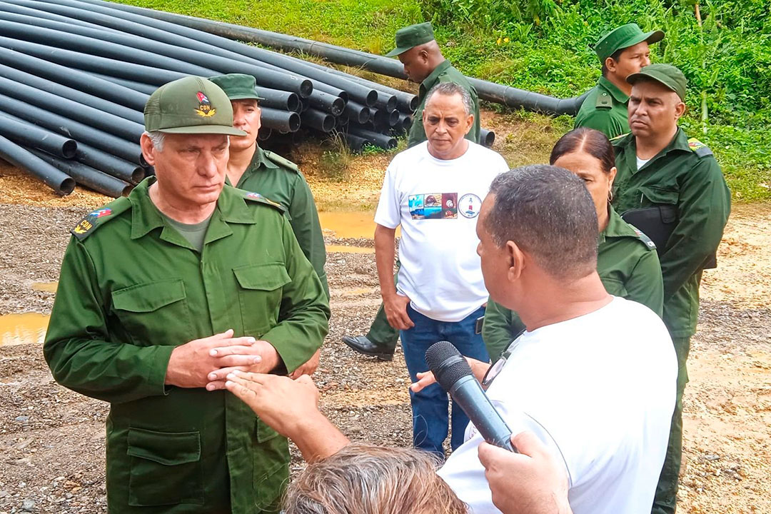 Presidente Díaz-Canel chequea recuperación en Maisí, Guantánamo.