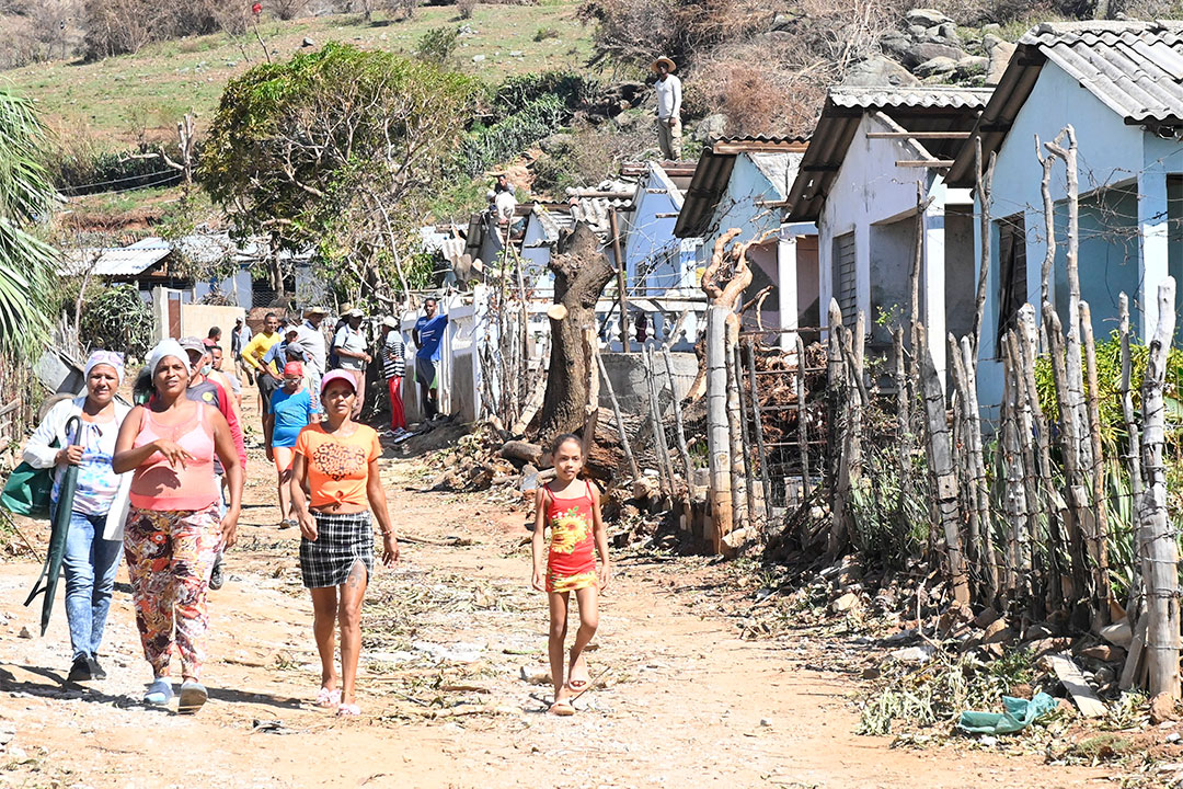 Poblado de Santiago de Cuba.