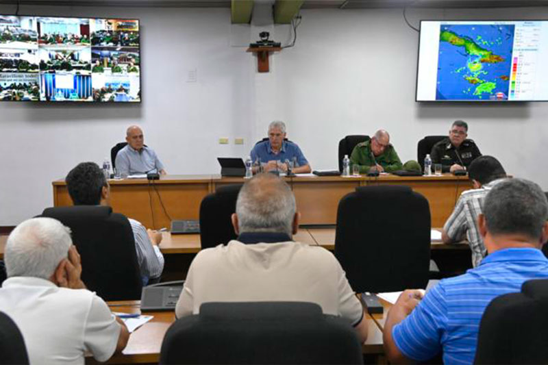 Reunión del Consejo de Defensa Nacional.