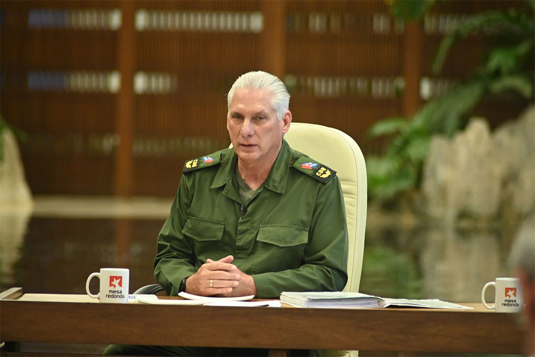 Miguel Díaz-Canel Bermúdez, presidente del Consejo de Defensa Nacional.