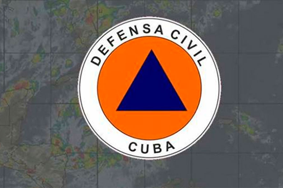 Logo de la Defensa Civil de Cuba.