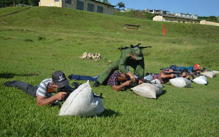 Entrenamiento de tiro.