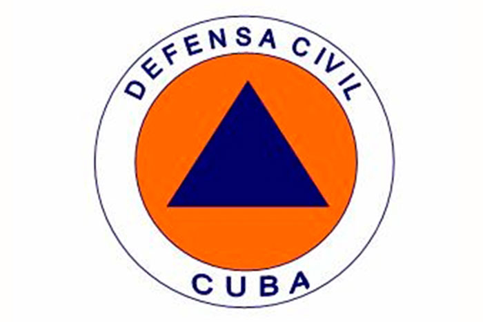 Logo de la Defensa Civil en Cuba.