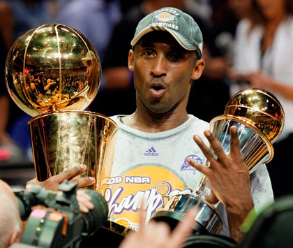 Kobe Bryant, baloncestista de la NBA.