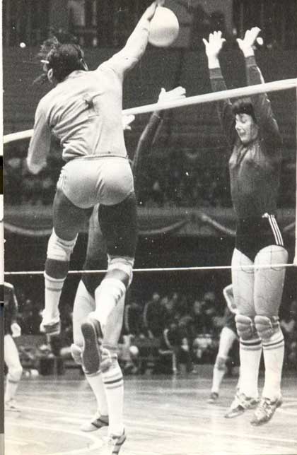 Mercedes (Mamita) Pérez, integrante de la selección cubana de voleibol, campeona mundial en 1978.