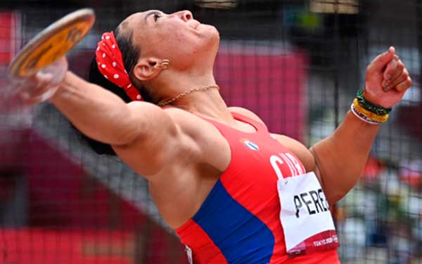 Yaimé Pérez, discóbola cubana.