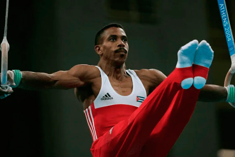 Gimnasta cubano Erick López, el deportista con más títulos en Juegos Panamericanos.