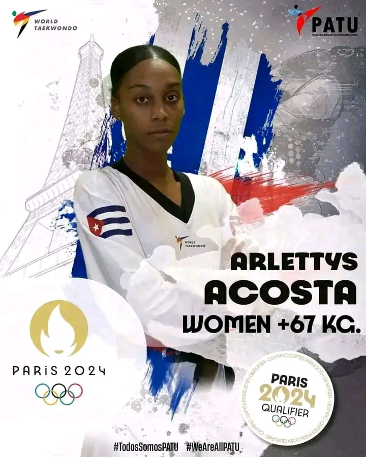 Taekwondoca Arlettys de la Caridad Acosta Herrera.