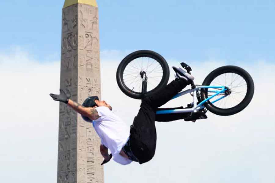 José Torres, campeoón olímpico de BMX estilo libre.