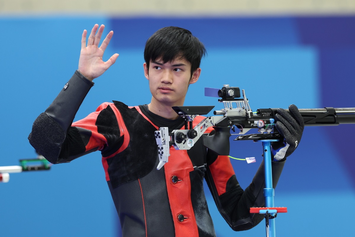 Sheng Lihao, primer bicampeón de París 2024.