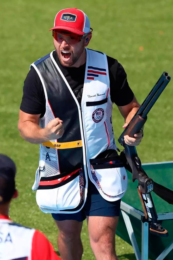 Vicent Hancock gana su cuarto título olímpico en skeet. 