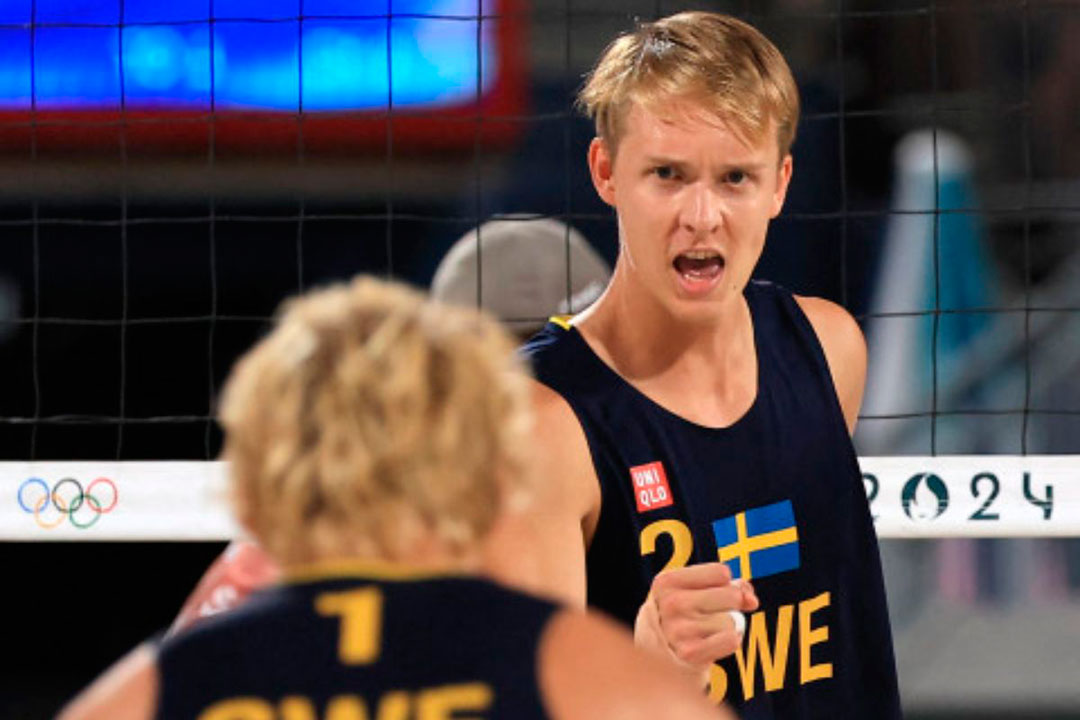 Dupla de Suecia, oro en voleibol de playa.