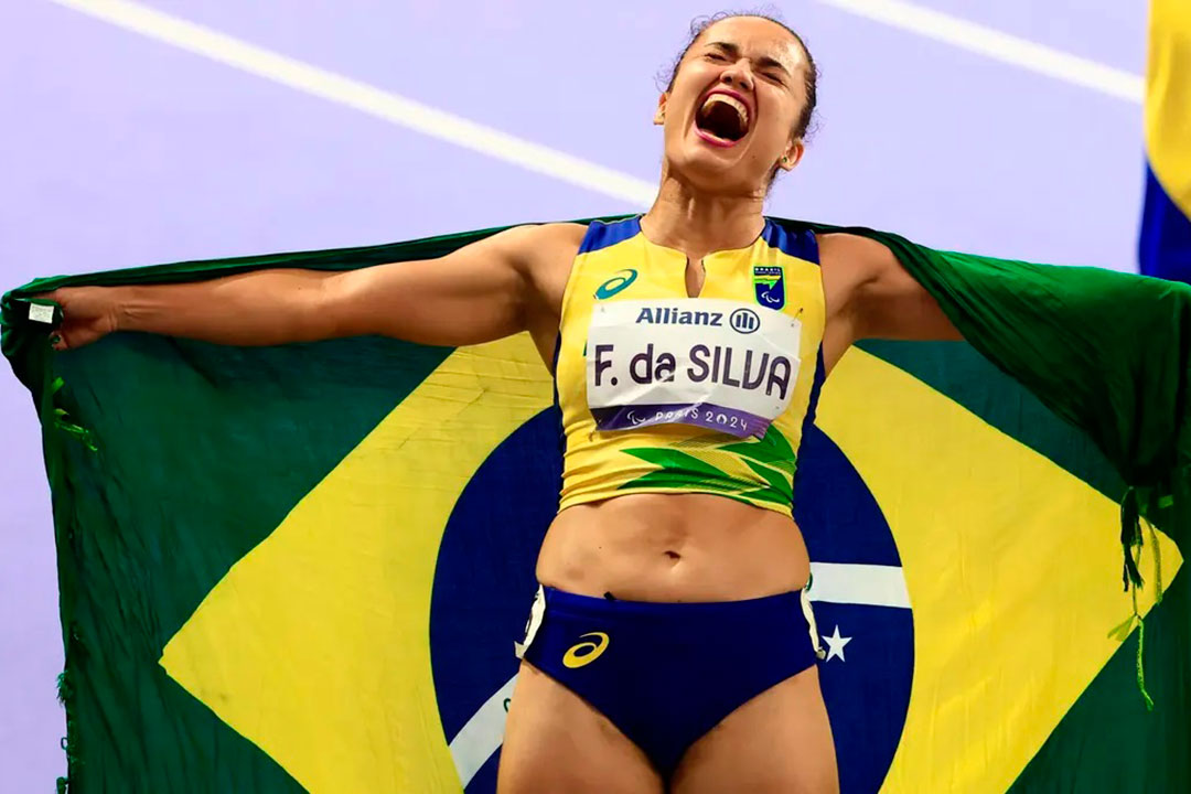 Fernanda Yara da Silva amplió la cosecha de medallas de Brasil, con la victoria en los 400 metros planos de la categoría T47.