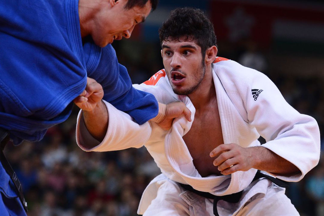 Judoca placeteño Aslay González.