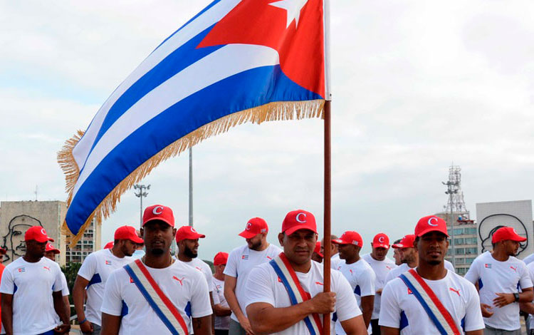 Equipo cubano de béisbol que participará en el preolímpico de Arizona.