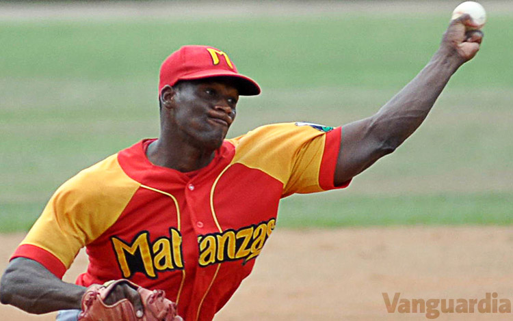 Yoanni Yera, pitcher de Matanzas.