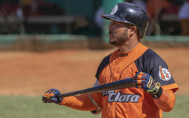 Andy Zamora, pelotero del equipo Villa Clara.